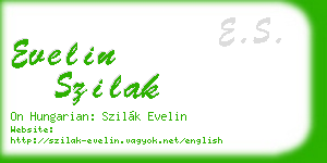 evelin szilak business card